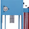 Hydraulic Press 30 showing the RAM with a flat nose